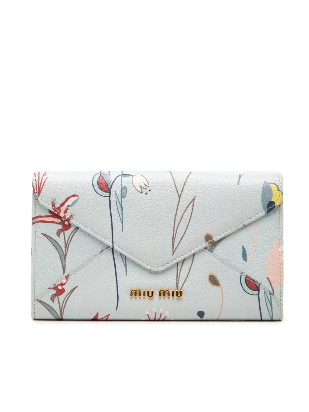 Miu Goatskin Floral Print #361656M34B
